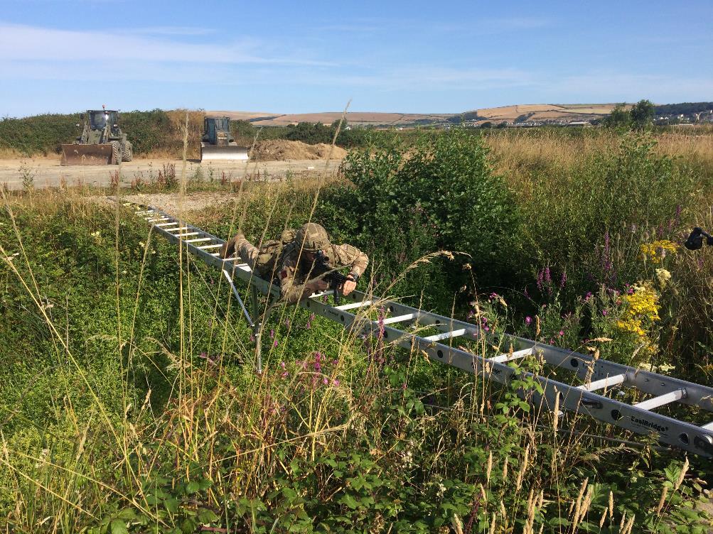 portable ladder bridge army trials